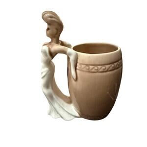 Kindell Pottery Lady Mug  Art Deco California Bathing Beauty – Signed Kindell